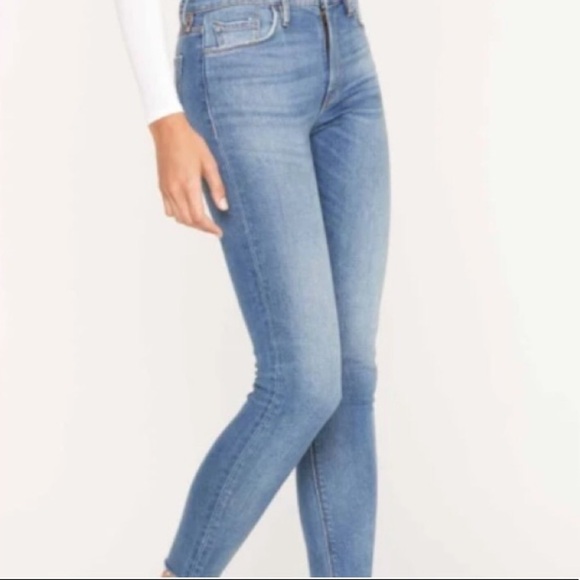 Hudson Barbara High Rise Skinny Raw Hem Jean 26 - Picture 2 of 4